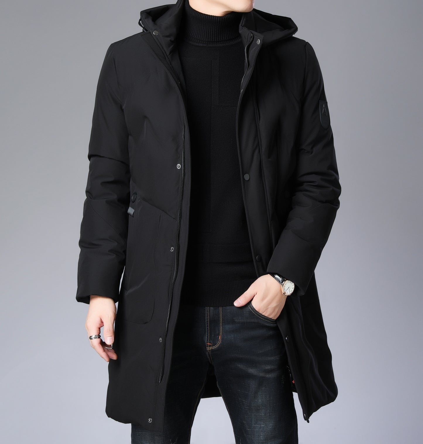 Hooded Coat Baggy Coat Men - DOGNORGAL