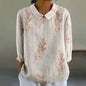 Creative Retro Chinese Style Floral Print Shirt