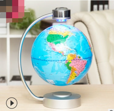 8 inch globe magnetic suspension office decoration company gift novelty creative birthday gift - DOGNORGAL