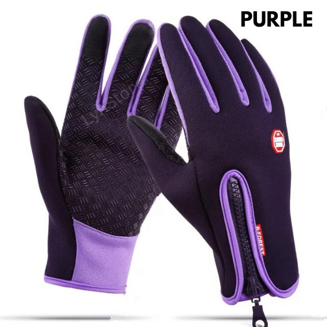 Winter Gloves Touch Screen Riding Motorcycle Sliding Waterproof Sports Gloves With Fleece - DOGNORGAL