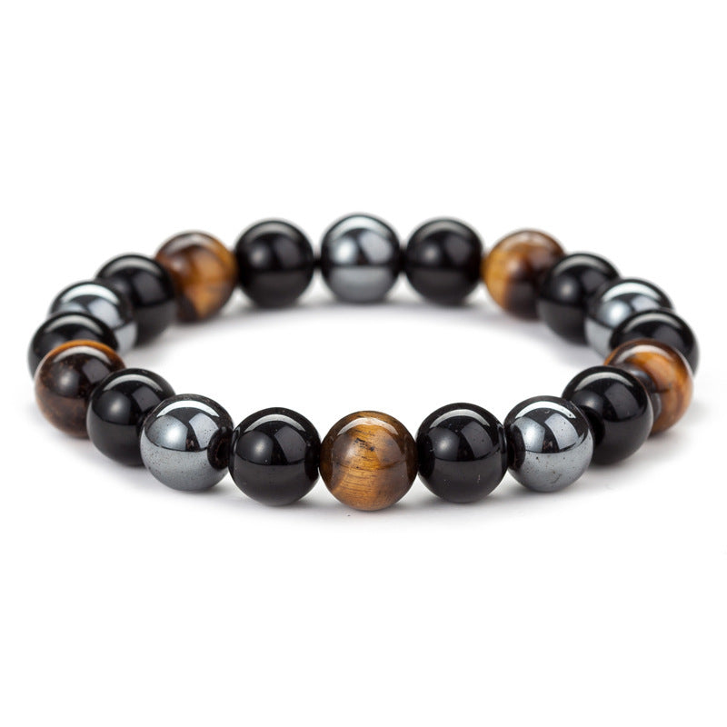 Tiger Eye Stone Bracelet Natural Stone Bracelet - DOGNORGAL