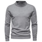 Mid-collar Slim Fit Men's Sweater Men's Multi-color