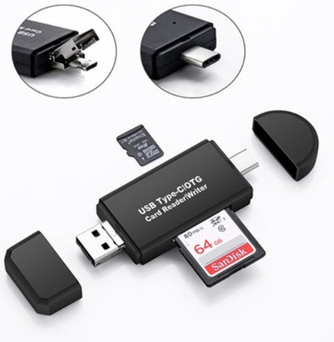 Smart Three-In-One Multi-Function Card Reader - DOGNORGAL