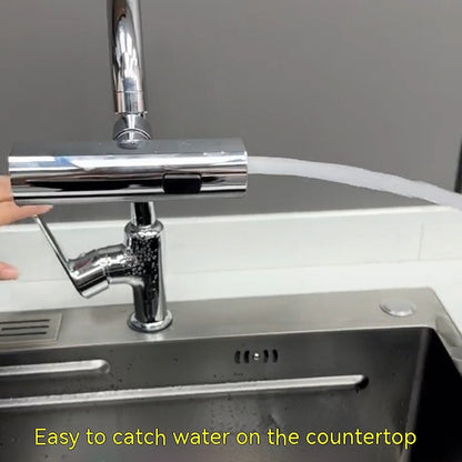 Kitchen Faucet Waterfall Outlet Splash Proof Universal Rotating Bubbler Multifunctional Water Nozzle Extension Kitchen Gadgets - DOGNORGAL