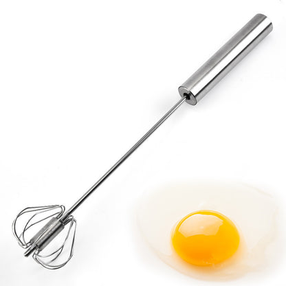 Stainless Steel Semi Automatic Egg Beater Kitchen Tools Hand Held - DOGNORGAL