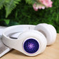 Luminous Head-mounted Bluetooth Headset Walking Volume Foldable Headset