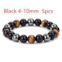 Tiger Eye Stone Bracelet Natural Stone Bracelet - DOGNORGAL