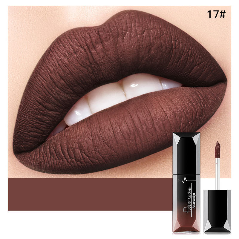 Matte Liquid Lipstick Long-lasting Non-stick Cup Non-fading - DOGNORGAL