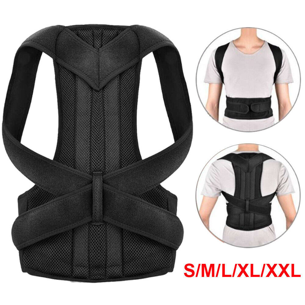 Adjustable Posture Corrector Back Brace Men Women Lumbar Shoulder Support Belt - DOGNORGAL