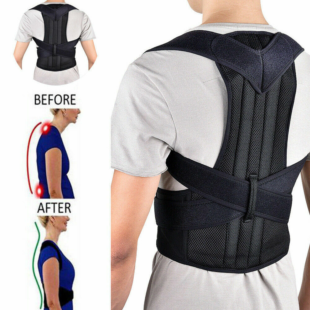 Adjustable Posture Corrector Back Brace Men Women Lumbar Shoulder Support Belt - DOGNORGAL