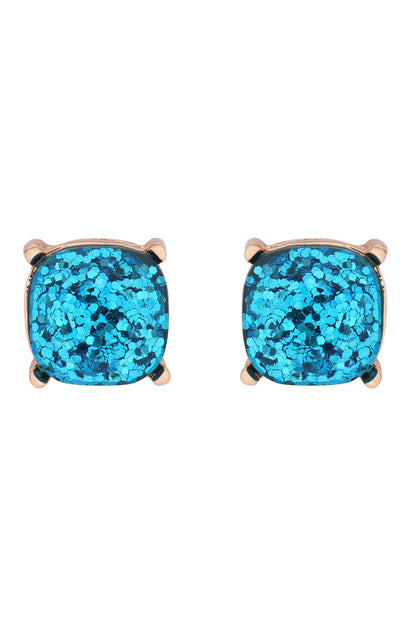 Ae0333-Glitter Epoxy Stud Earrings - DOGNORGAL