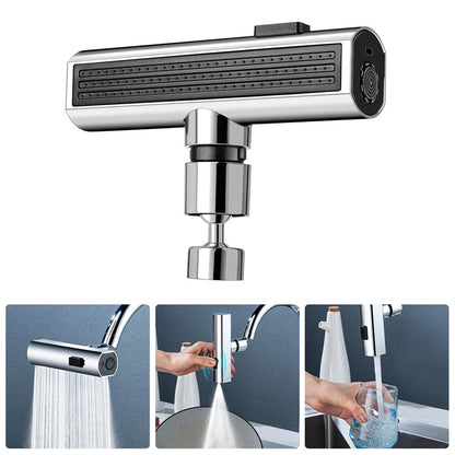 Kitchen Faucet Waterfall Outlet Splash Proof Universal Rotating Bubbler Multifunctional Water Nozzle Extension Kitchen Gadgets - DOGNORGAL