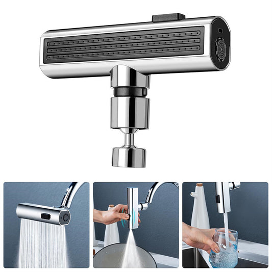 Kitchen Faucet Waterfall Outlet Splash Proof Universal Rotating Bubbler Multifunctional Water Nozzle Extension Kitchen Gadgets - DOGNORGAL