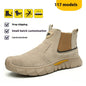 High-top Electric Welding Shoes Four Seasons Anti-smashing And Anti-penetration Work Shoes - DOGNORGAL