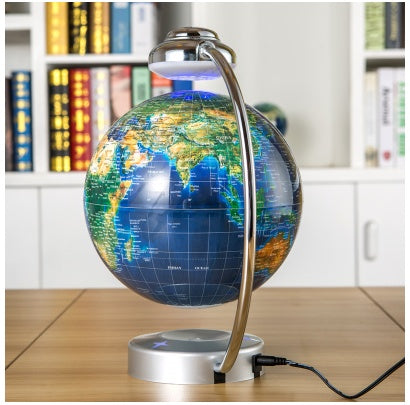 8 inch globe magnetic suspension office decoration company gift novelty creative birthday gift - DOGNORGAL