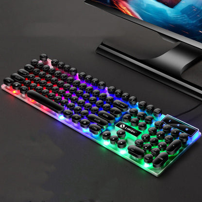 Punk retro keyboard and mouse set - DOGNORGAL