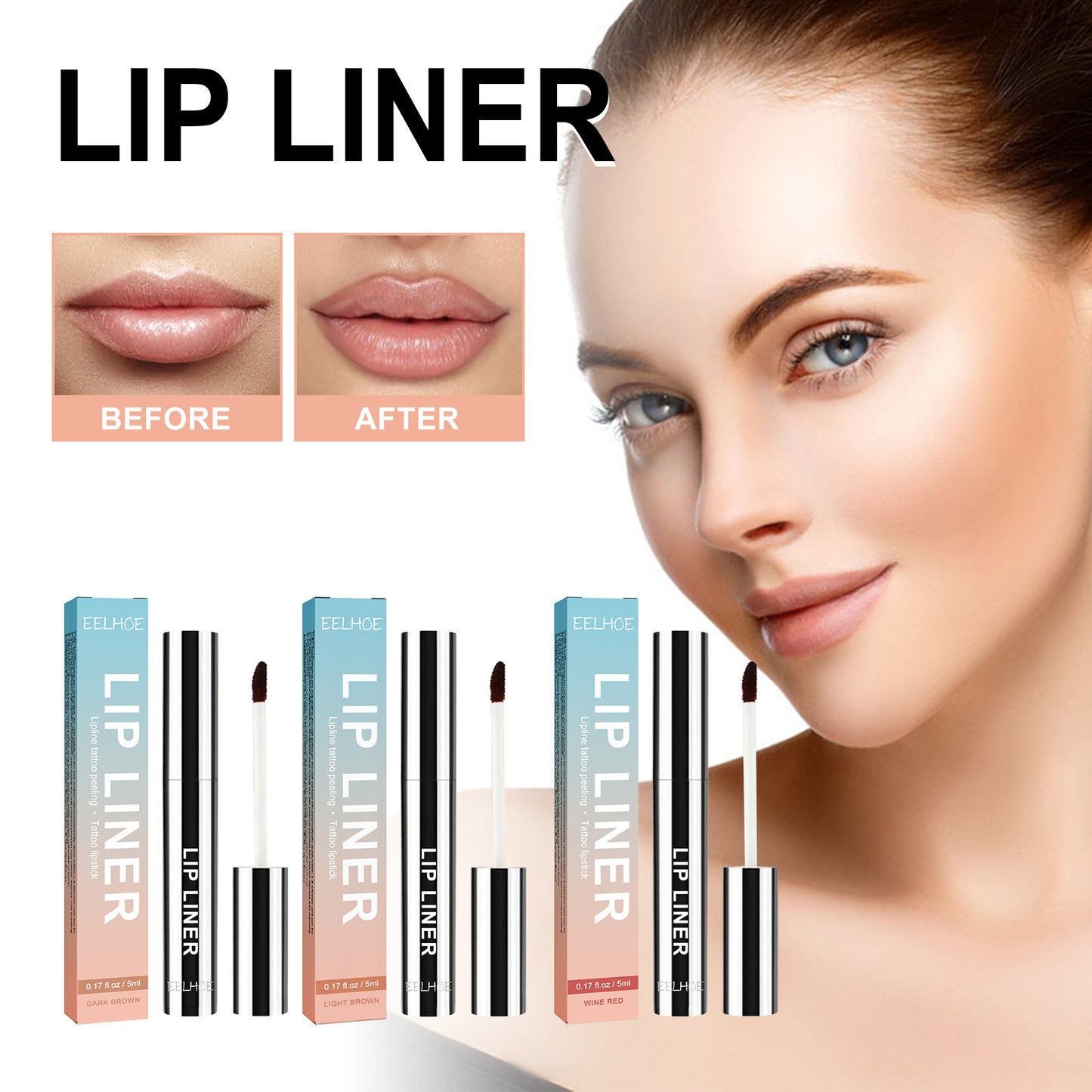 Stripping Lip Liner Outline Waterproof - DOGNORGAL