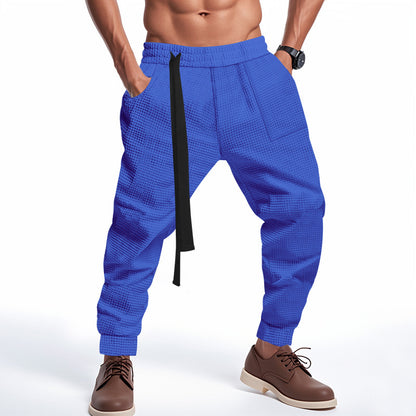 Men's Casual Pants Loose Ankle-tied Trousers