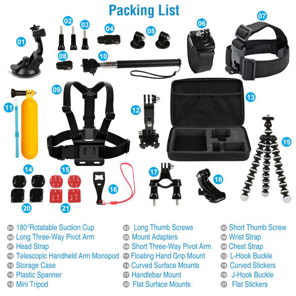 26 In 1 Camera Accessory Kit - DOGNORGAL