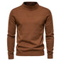 Mid-collar Slim Fit Men's Sweater Men's Multi-color