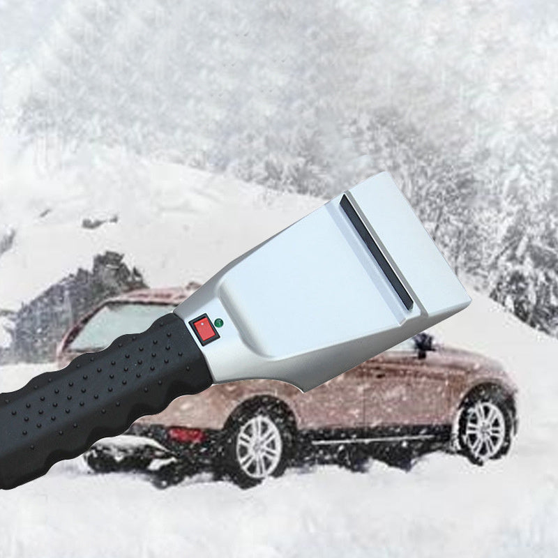 Heatable snow removal shovel for vehicle - DOGNORGAL