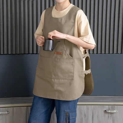 Coffee Shop Milk Tea Shop Hair Overclothes Vest - DOGNORGAL