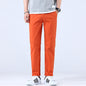 Slim Fit Straight Trend Men's Stretch Trousers