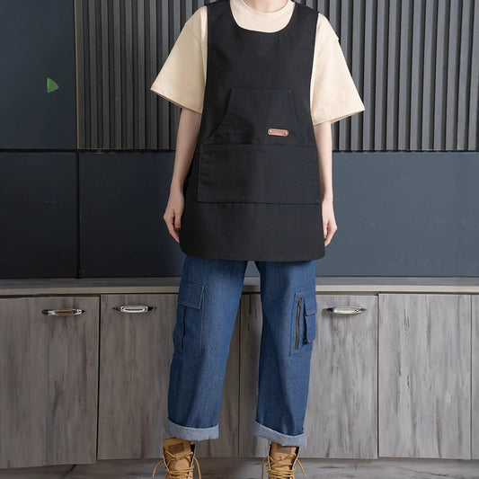 Coffee Shop Milk Tea Shop Hair Overclothes Vest - DOGNORGAL