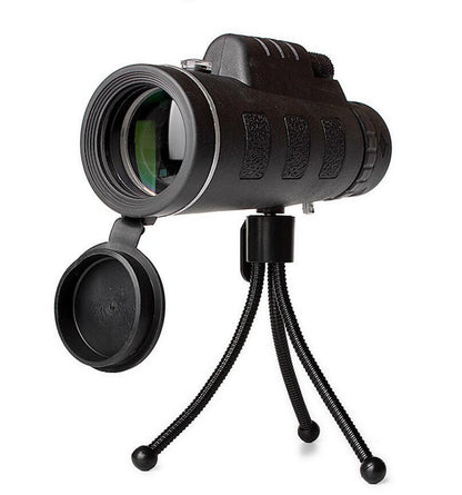 Compatible with Apple, Monocular Telescope Zoom Scope with Compass Phone Clip Tripod - DOGNORGAL