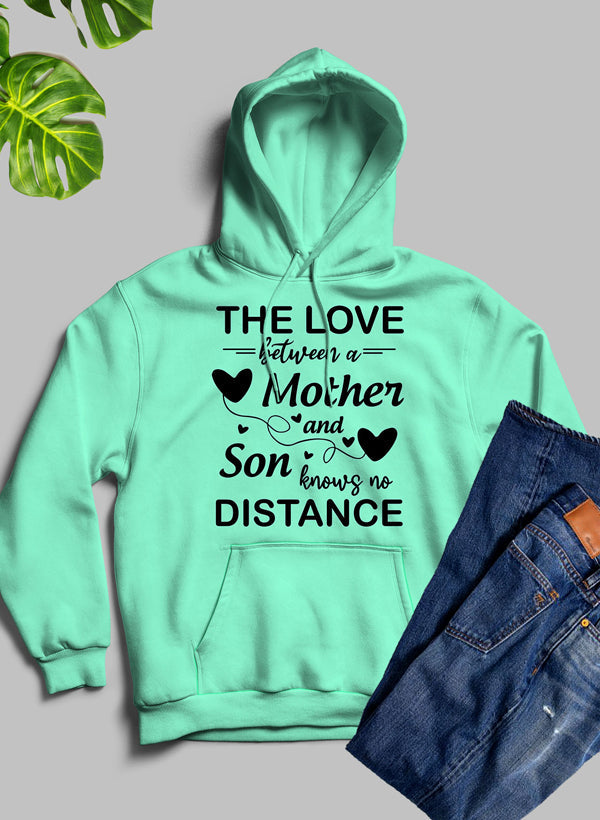 The Love Between a Mother and Son Knows No Distance Hoodie - DOGNORGAL