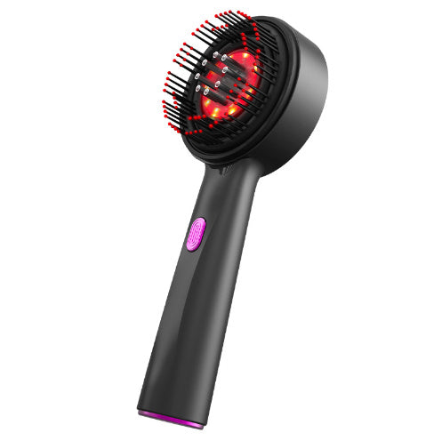 Electric Massage Comb Home Scalp Drain Comb Red Light Anti-slip Hair Care Multi-functional Massage Comb - DOGNORGAL