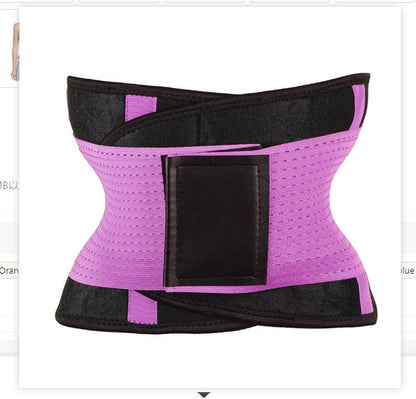 Waist Trimmer Belt Body Shaper Abdominal Trainer Weight Loss Fat Burning Straps - DOGNORGAL