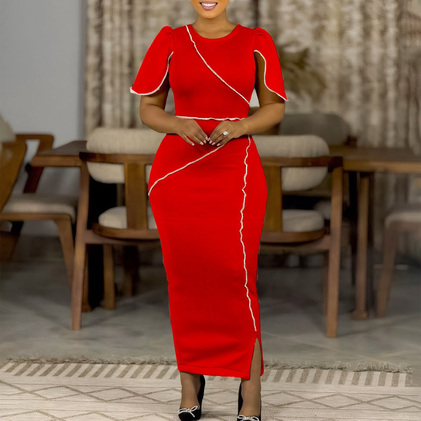 Elegant Banquet Formal Long Dress Africa - DOGNORGAL