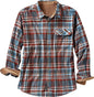 European And American Spring And Autumn Single-breasted Plaid Shirt Long Sleeve Loose