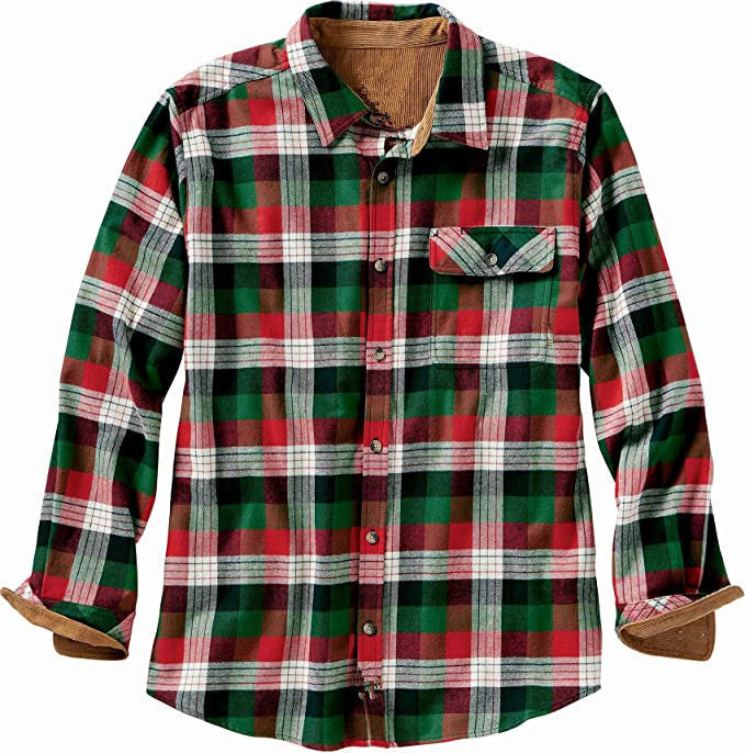 European And American Spring And Autumn Single-breasted Plaid Shirt Long Sleeve Loose