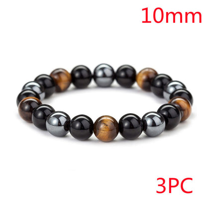 Tiger Eye Stone Bracelet Natural Stone Bracelet - DOGNORGAL