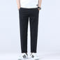 Slim Fit Straight Trend Men's Stretch Trousers