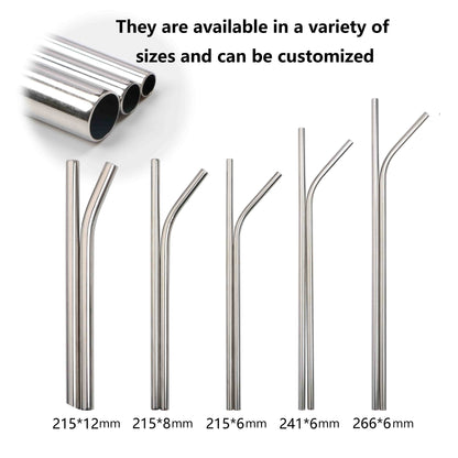 Reusable Heart Shape Metal Drinking Straws Stainless Steel 304 Heart Shape Straw - DOGNORGAL