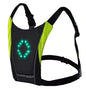 USB Rechargeable Reflective Vest Backpack with LED Turn Signal Light Remote Control Outdoor Sport Safety Bag Gear for Cycling - DOGNORGAL