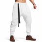 Men's Casual Pants Loose Ankle-tied Trousers