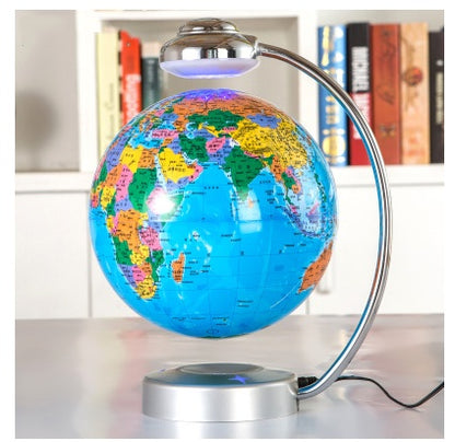 8 inch globe magnetic suspension office decoration company gift novelty creative birthday gift - DOGNORGAL