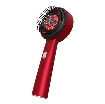 Electric Massage Comb Home Scalp Drain Comb Red Light Anti-slip Hair Care Multi-functional Massage Comb - DOGNORGAL