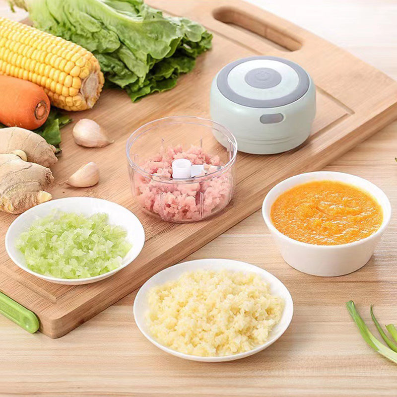 250ml Kitchen Cordless Portable Industrial Vegetable Meat food Chopper For Home Baking - DOGNORGAL