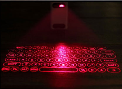 LEING FST Virtual Laser Keyboard Bluetooth Wireless Projector Phone Keyboard For Computer Pad Laptop With Mouse Function - DOGNORGAL