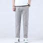 Slim Fit Straight Trend Men's Stretch Trousers