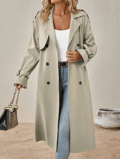 European And American Style Belt Trench Coat Women's High Sense - DOGNORGAL