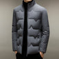 Men's Thickened Cotton-padded Coat Middle-aged Dad Cotton-padded Jacket