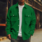 Men's Solid Color Basic Jacket Coat Plus Size Casual