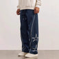 Embroidered Leisure High Street Retro Trousers Male