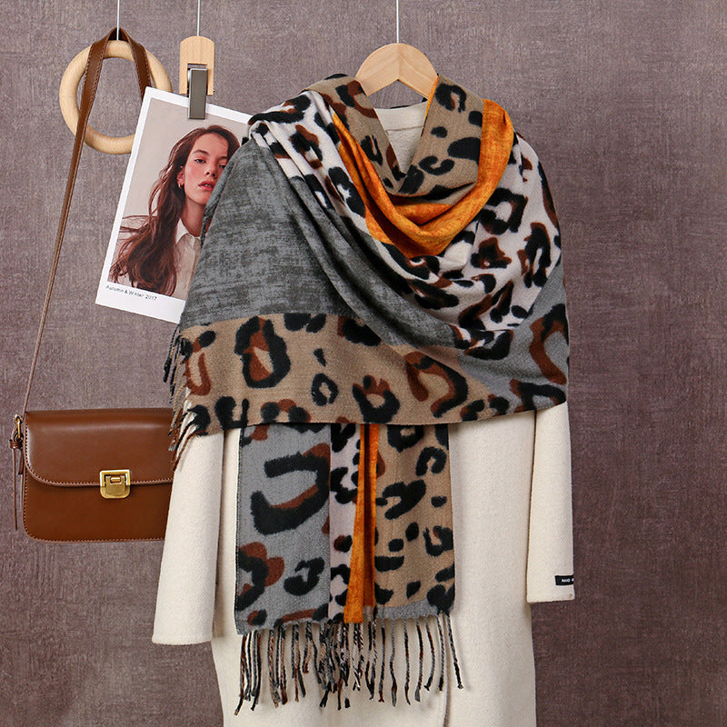 Women's Cashmere-like Duplex Printing Scarf - DOGNORGAL